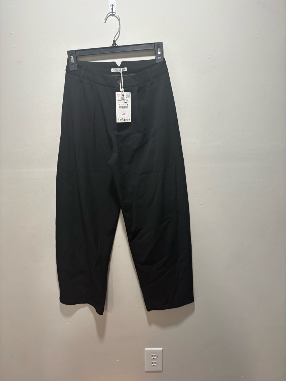 Zara Black Kids Dress Trousers